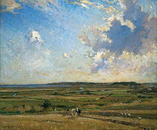 'Walberswick Marshes' by Bertram Priestman (courtesy of BBC - Your Paintings)